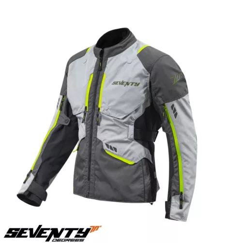 Geaca Seventy SD-JT67 Tanami negru/gri/galben fluor
