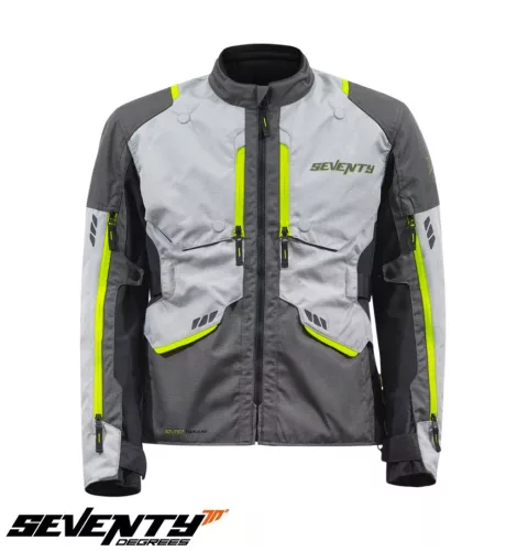 Geaca Seventy SD-JT67 Tanami negru/gri/galben fluor