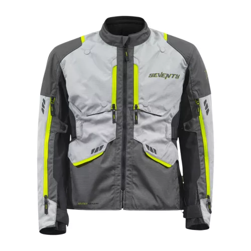 Geaca Seventy SD-JT67 Tanami negru/gri/galben fluor