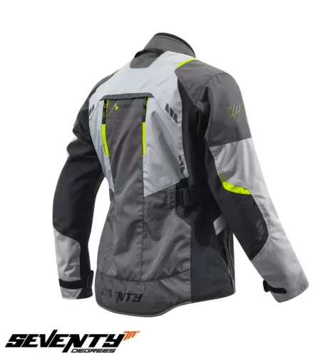 Geaca Seventy SD-JT67 Tanami negru/gri/galben fluor