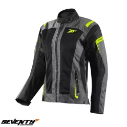 Geaca dama Seventy SD-JT68 Sahara gri/galben fluor