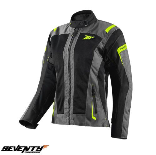 Geaca femei Touring Seventy vara model SD-JT68 Sahara culoare: gri/galben fluor - Gri/galben fluor