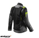 Geaca femei Touring Seventy vara model SD-JT68 Sahara culoare: gri/galben fluor - Gri/galben fluor