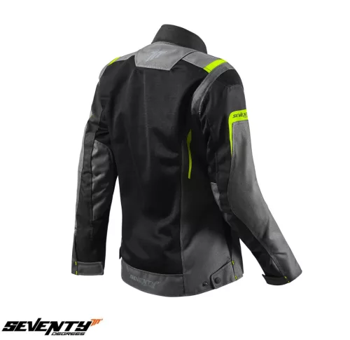 Geaca dama Seventy SD-JT68 Sahara gri/galben fluor