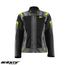 Geaca femei Touring Seventy vara model SD-JT68 Sahara culoare: gri/galben fluor - Gri/galben fluor