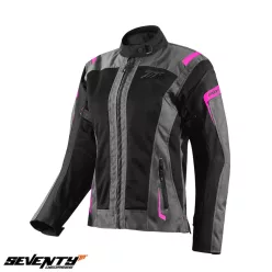 Geaca dama Seventy SD-JT68 Sahara gri/fuchsia