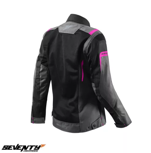 Geaca dama Seventy SD-JT68 Sahara gri/fuchsia