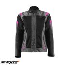 Geaca femei Touring Seventy vara model SD-JT68 Sahara culoare: gri/fuchsia (roz) - Gri/fuchsia (roz)
