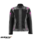 Geaca dama Seventy SD-JT68 Sahara gri/fuchsia