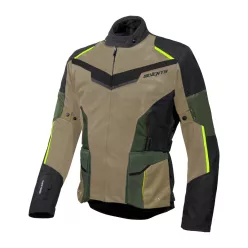 Geaca Seventy SD-JT70 Atacama nisipiu/verde/galben fluor