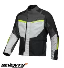 Geaca Seventy SD-JT83 Tonale negru/gri/galben fluor