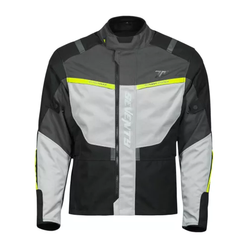 Geaca Seventy SD-JT83 Tonale negru/gri/galben fluor