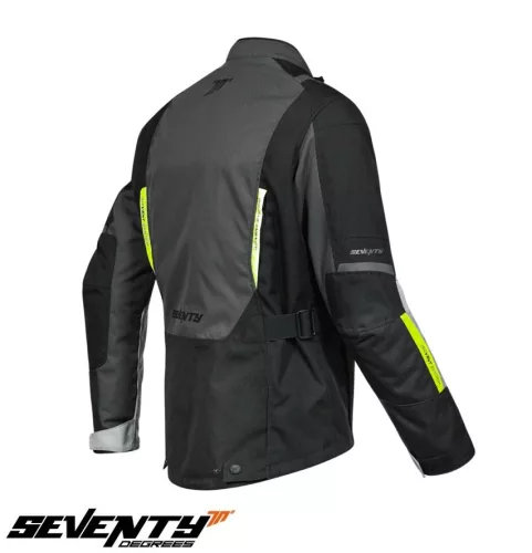 Geaca Seventy SD-JT83 Tonale negru/gri/galben fluor