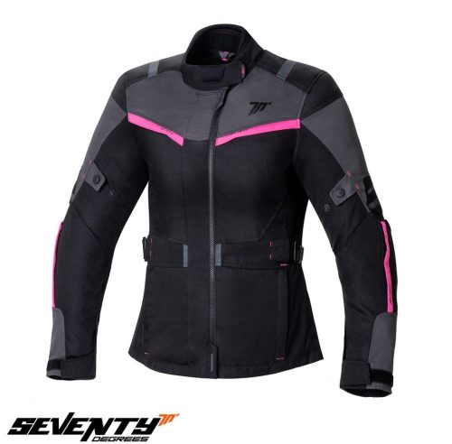 Geaca femei Touring Seventy iarna model SD-JT85 culoare: negru/roz - Negru/roz