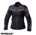 Geaca femei Touring Seventy iarna model SD-JT85 culoare: negru/roz - Negru/roz