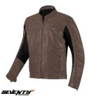 Geaca (jacheta) barbati piele Urban Seventy vara model SD-JL4 Legend Classic culoare: maro - Maro , XL