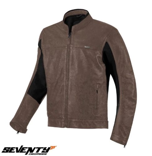 Geaca (jacheta) barbati piele Urban Seventy vara model SD-JL4 Legend Classic culoare: maro - Maro , XL
