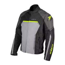 Geaca barbati Seventy SD-JR65 Piston negru/gri/galben fluor