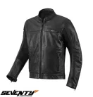 Geaca barbati piele Urban Seventy vara SD-JL4 Legend Classic negru