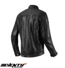 Geaca barbati piele Urban Seventy vara model SD-JL4 Legend Classic culoare: negru - Negru