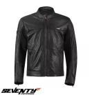 Geaca barbati piele Urban Seventy vara SD-JL4 Legend Classic negru
