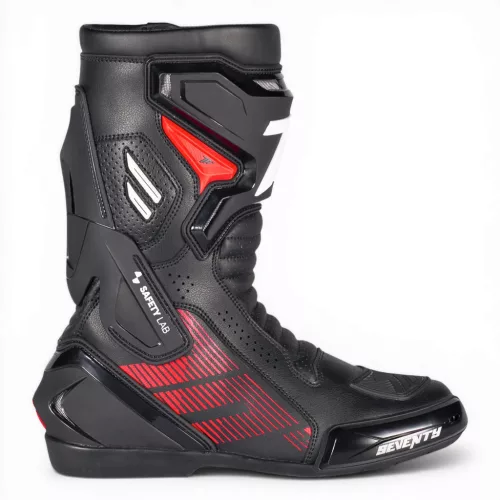 Ghete Seventy SD-BR26 Alpha negru/alb/rosu