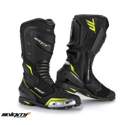 Ghete Racing Unisex Seventy model SD-BR1 negru/galben fluo