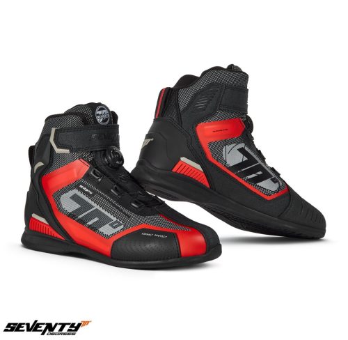 Ghete Racing Unisex Seventy model SD-BR3 Veloce Pro culoare: negru/rosu - Negru/rosu