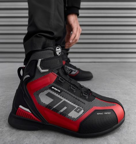 Ghete Racing Unisex Seventy SD-BR3 Veloce Pro negru/rosu