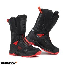 Ghete Adventure Unisex Seventy SD-BA6 Stelvio negru/rosu
