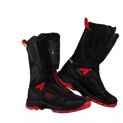 Cizme moto adventure Seventy SD-BA6 Stelvio High negru/roșu