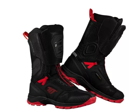 Cizme moto adventure Seventy SD-BA6 Stelvio High negru/roșu