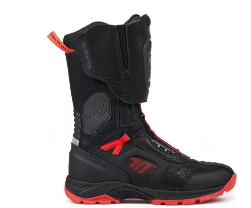Cizme moto adventure Seventy SD-BA6 Stelvio High negru/roșu