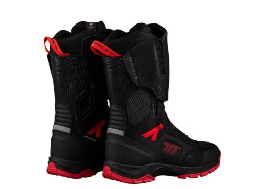 Cizme moto adventure Seventy SD-BA6 Stelvio High negru/roșu