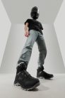 Ghete Adventure Unisex Seventy model SD-BA7 Stelvio culoare: negru/gri - Negru/gri