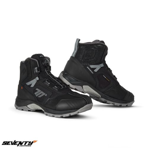 Ghete Adventure Unisex Seventy model SD-BA7 Stelvio culoare: negru/gri - Negru/gri