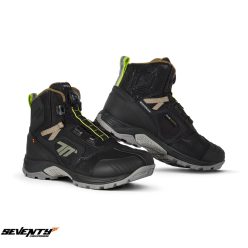   Ghete Adventure Unisex Seventy SD-BA7 Stelvio negru/galben fluor - Negru/galben fluor