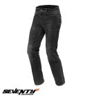 Blugi barbati Seventy model SD-PJ2 tip Regular fit culoare: negru (cu insertii Aramid Kevlar) - Negru