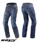 Blugi femei Seventy model SD-PJ4 tip Regular fit culoare: albastru (cu insertii Aramid Kevlar) - Albastru