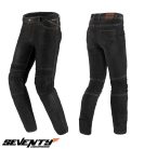 Blugi barbati Seventy model SD-PJ6 tip Slim fit culoare: negru (cu insertii Aramid Kevlar) - Negru
