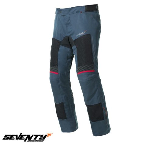 Pantaloni moto Touring unisex Seventy vara model SD-PT22 culoare: albastru - Albastru