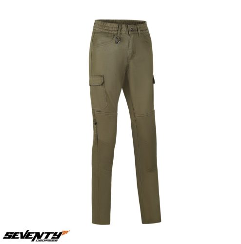 Pantaloni moto femei Urban Seventy vara model SD-PC26 Teide Cargo culoare: forest green - Green forest