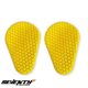 Set protectii universale Multiposition Ultra Flex Seventy model SD-A26 - culoare: galben - set 2 bucati - protectii umeri, coate, antebrat, genunchi, tibieold