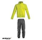 Costum moto ploaie Seventy model SD-S1 culoare: galben/negru - Galben fluor/negru