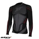 Bluza moto termica (de compresie) Seventy model SD-CT1 culoare: negru/gri - unisex - Negru/gri