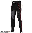Pantaloni moto termici (de compresie) Seventy model SD-CT3 culoare: negru/gri - unisex - Negru/gri