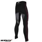 Pantaloni moto termici (de compresie) Seventy model SD-CT3 culoare: negru/gri - unisex - Negru/gri