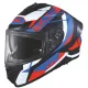 Casca SMK TYPHOON STYLE alb/albastru/rosu