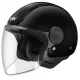 Casca SMK LAMINAR SOLID negru lucios
