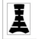 Protecție rezervor (tank pad) V Parts mică neagră SS-527-BK
